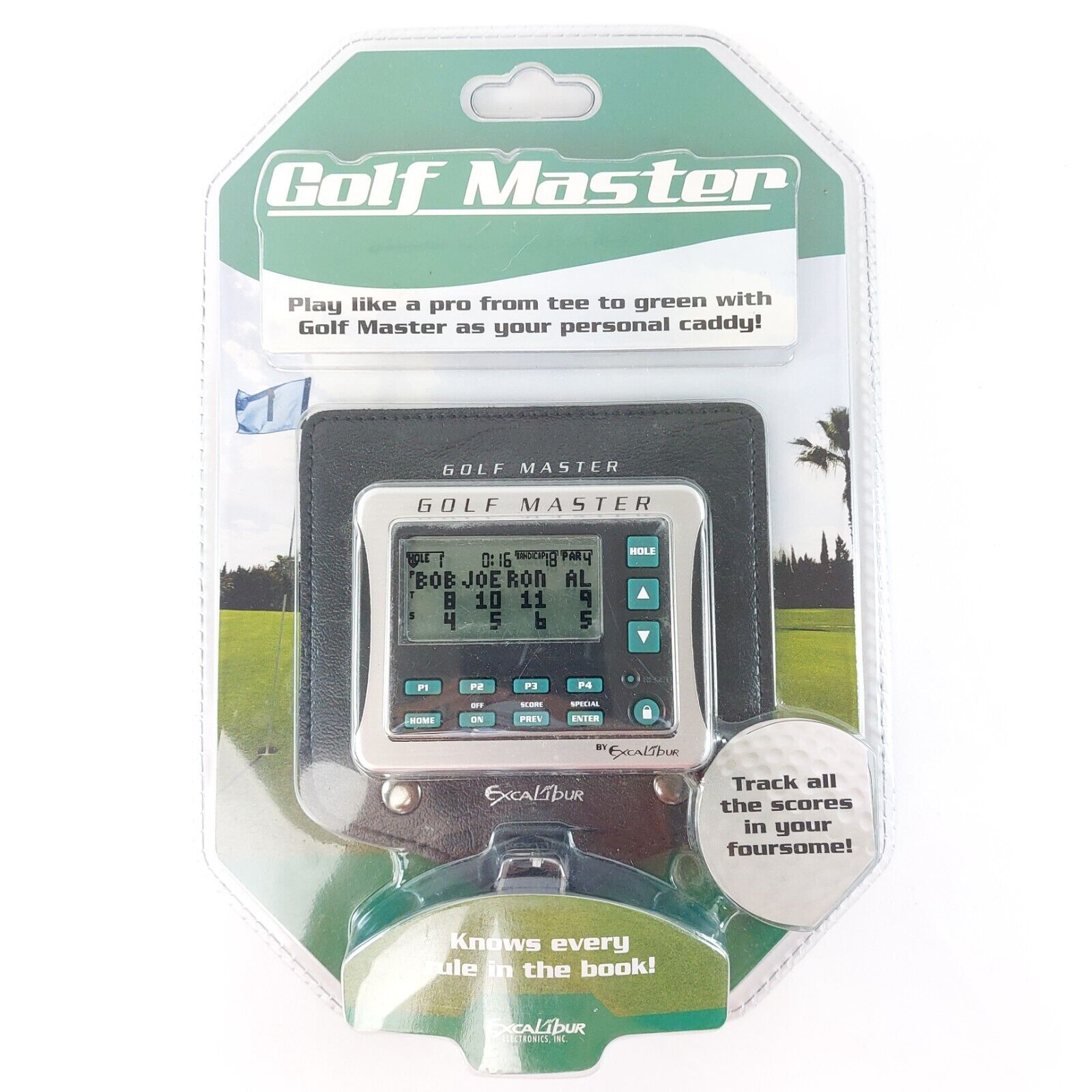 Golf Master - Digital Score Keeper / Bet Tracker Rules Excalibur Electronics Inc