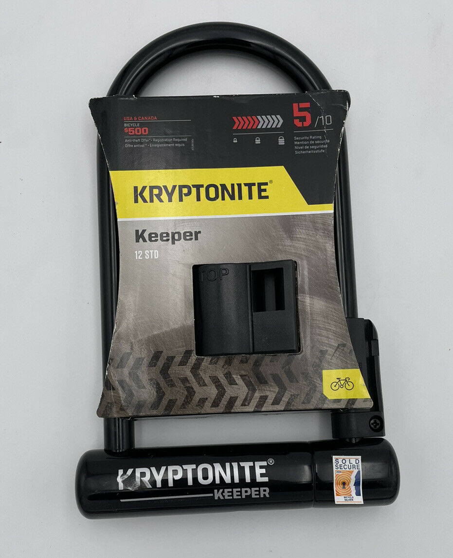 Kryptonite Keeper 12 Standard U-lock: 4 X 8