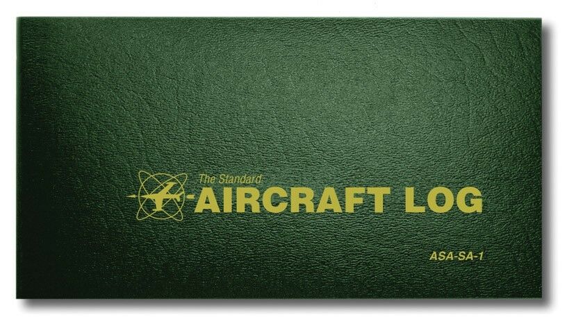 New Asa Aircraft Log - Soft Cover | Asa-sa-1 | Aircraft Logbook