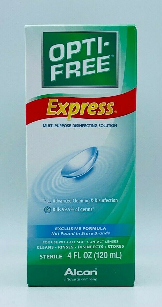 Alcon Opti-free Express Multi-purpose Disinfecting Solution 4 Oz Exp 08/2021