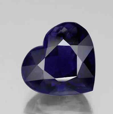 Natural Genuine Iolite Aaa Heart Faceted Loose Gemstones (3x3mm - 6x6mm)