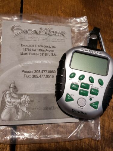 Excalibur Digital Golf Pro Handheld Electronic Scorecard