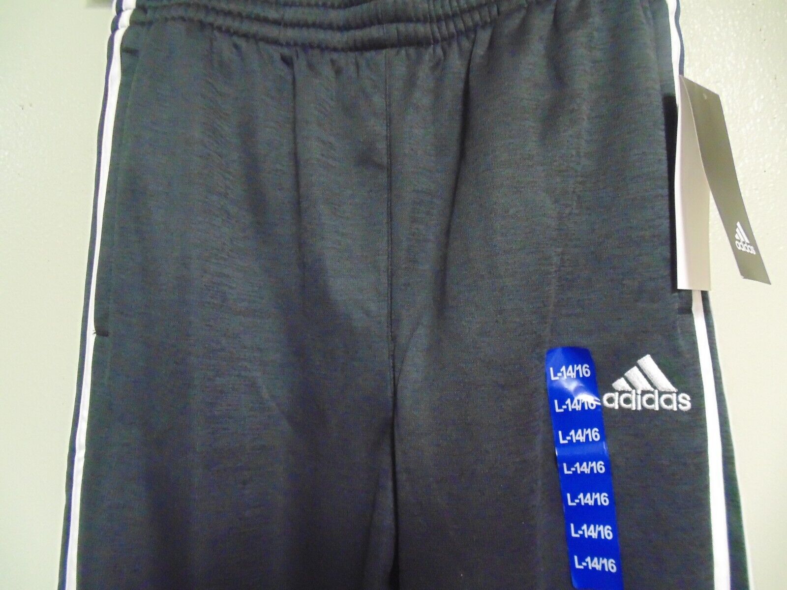 Adidas (youth Large/14-16) Black & White Athletic/training Pants New