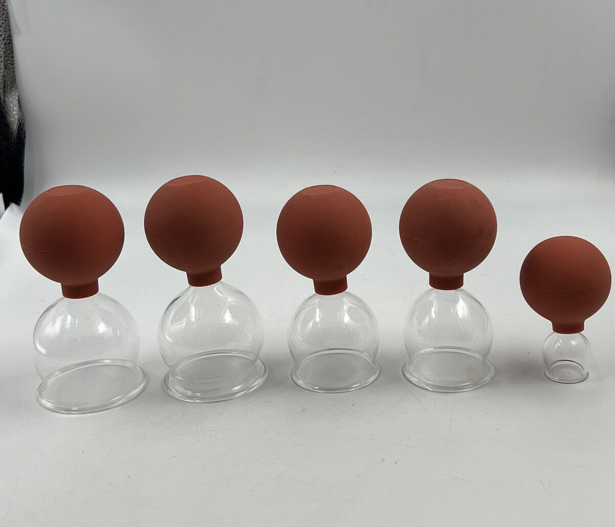 Lot Of 5 Professional￼ Glass Cupping Vacuum Set
