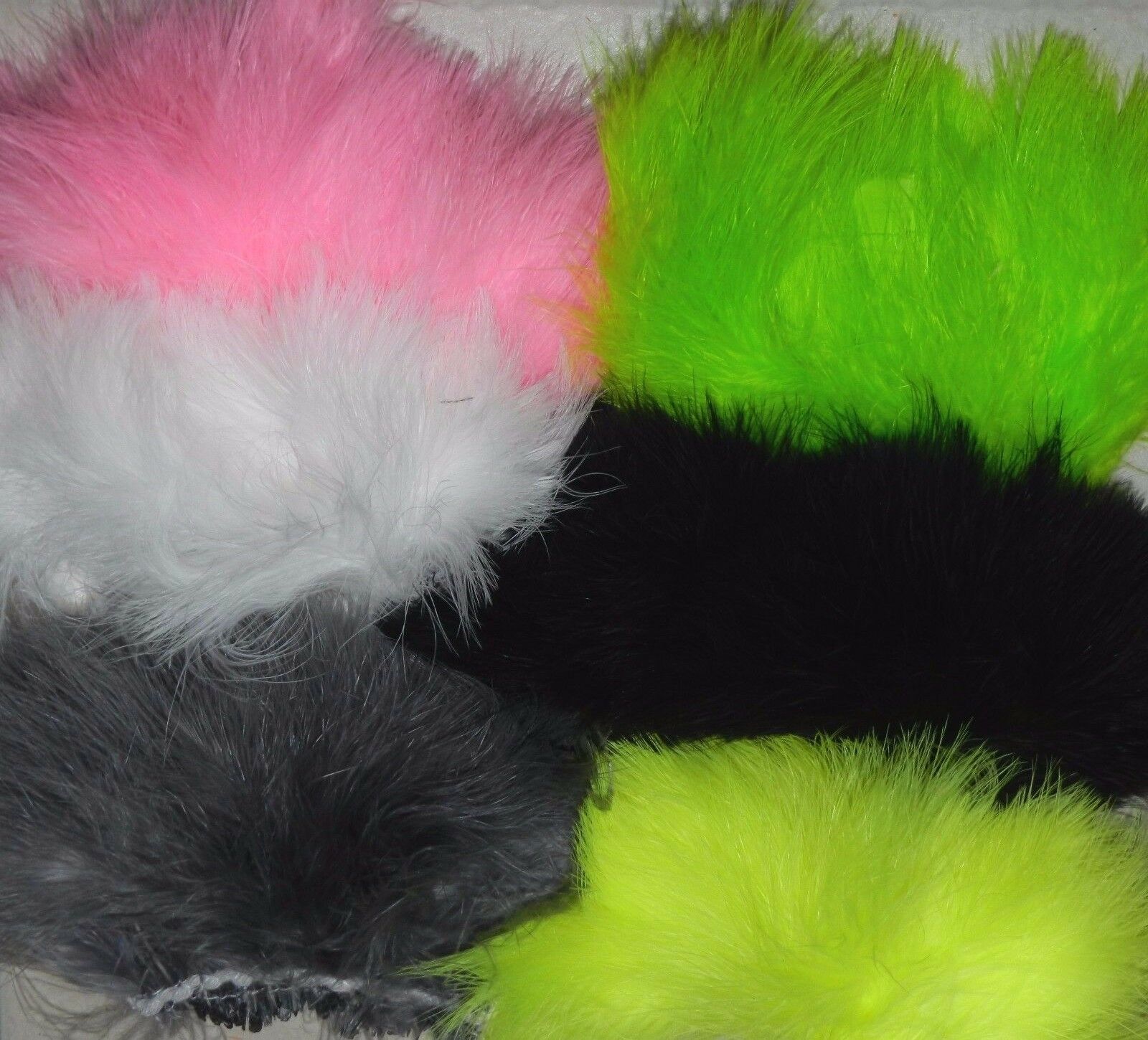 Nimrod's Tackle 1/4 Oz Strung Blood Quill Marabou Feathers  Pick From 30+ Colors