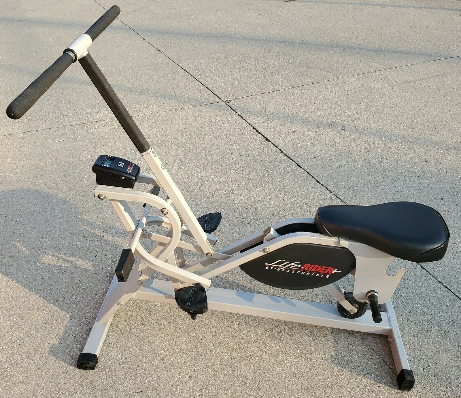 Healthrider Life Rider Plus Total Body Fitness W/ Weight Bar, And Monitor