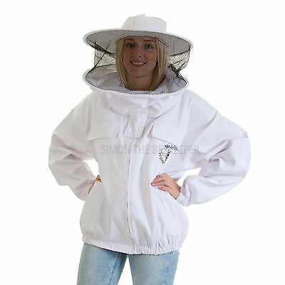 Beekeepers White Round Veil Jacket - Choose Your Size
