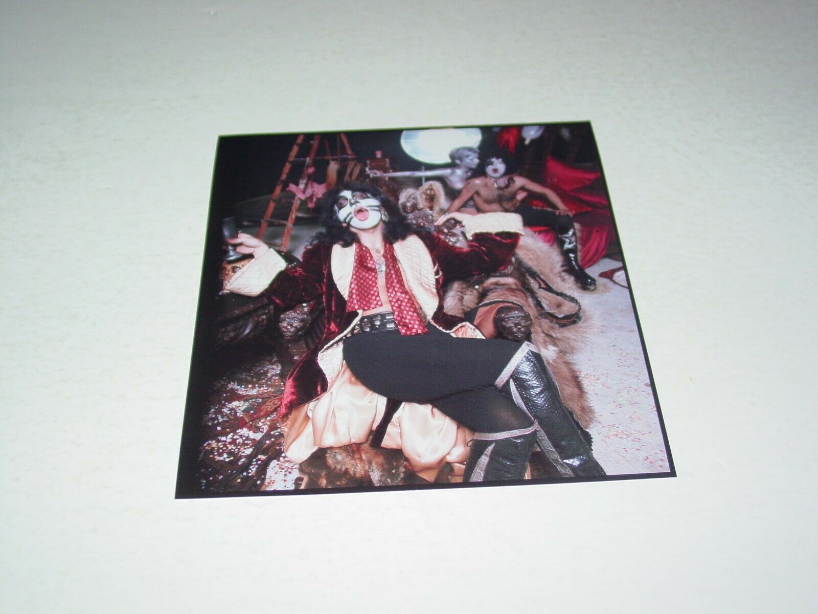 Kiss 8x9 Photo Peter Criss Candid Rare Hotter Than Hell Album Cover 1974 #1