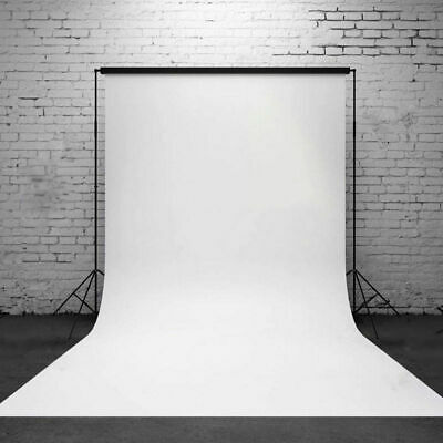 5x7ft 5x3ft Solid Color White Studio Props Photography Backdrop Photo Background