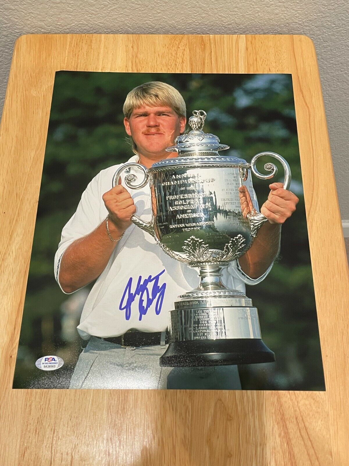 John Daly Pga Golf Champion Masters Autograph/signed 11 X 14 Photo Psa Authentic