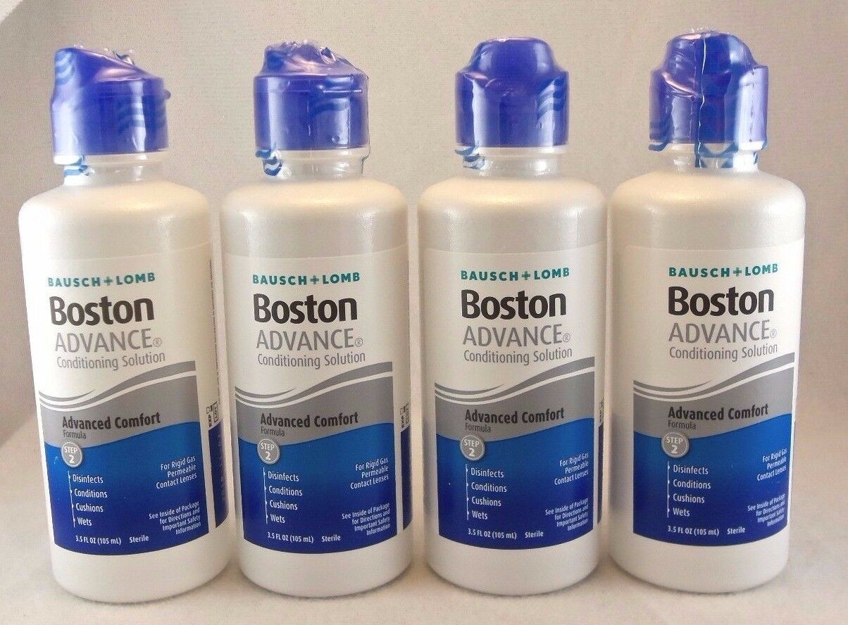 Bausch + Lomb Boston Advance Conditioning Solution ~ 4 Bottles 3.5 Fl Oz Each
