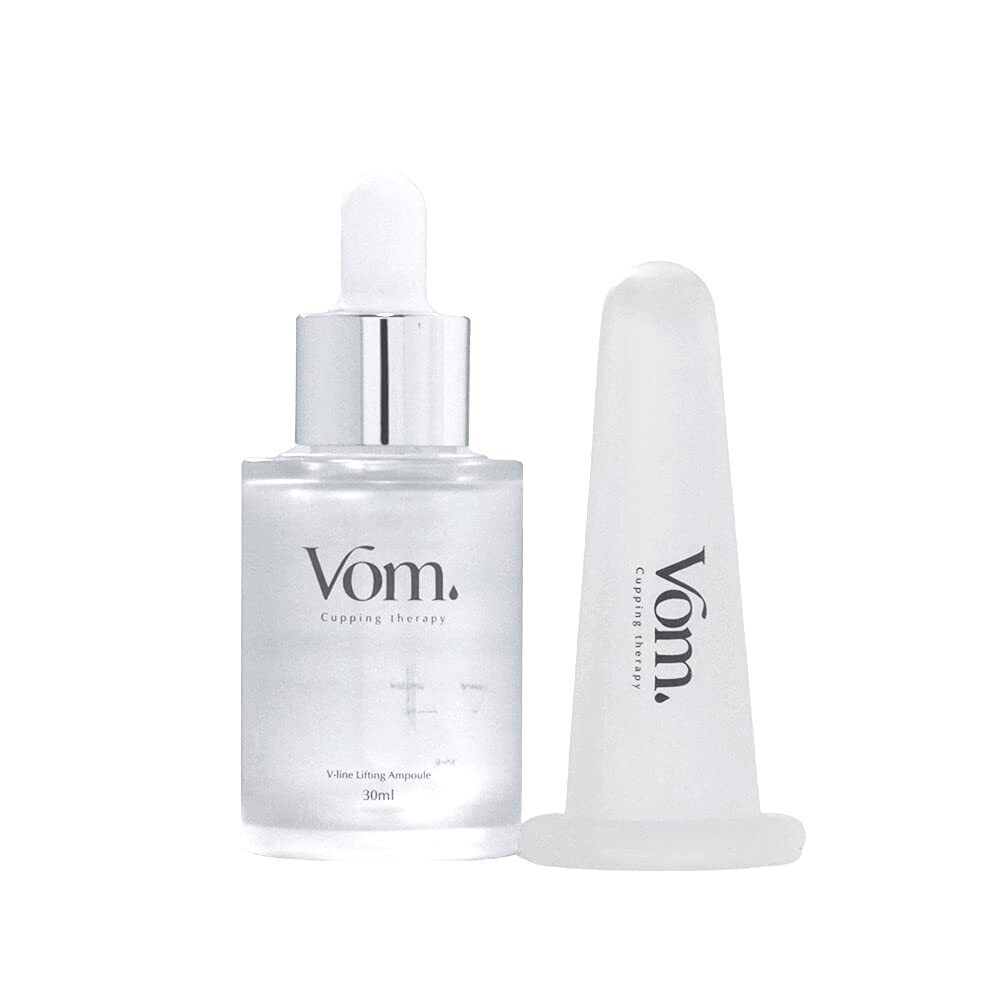 Vom Korean Facial Pentapeptide Serum 30ml With Cupping Massage Kit For Face V-li