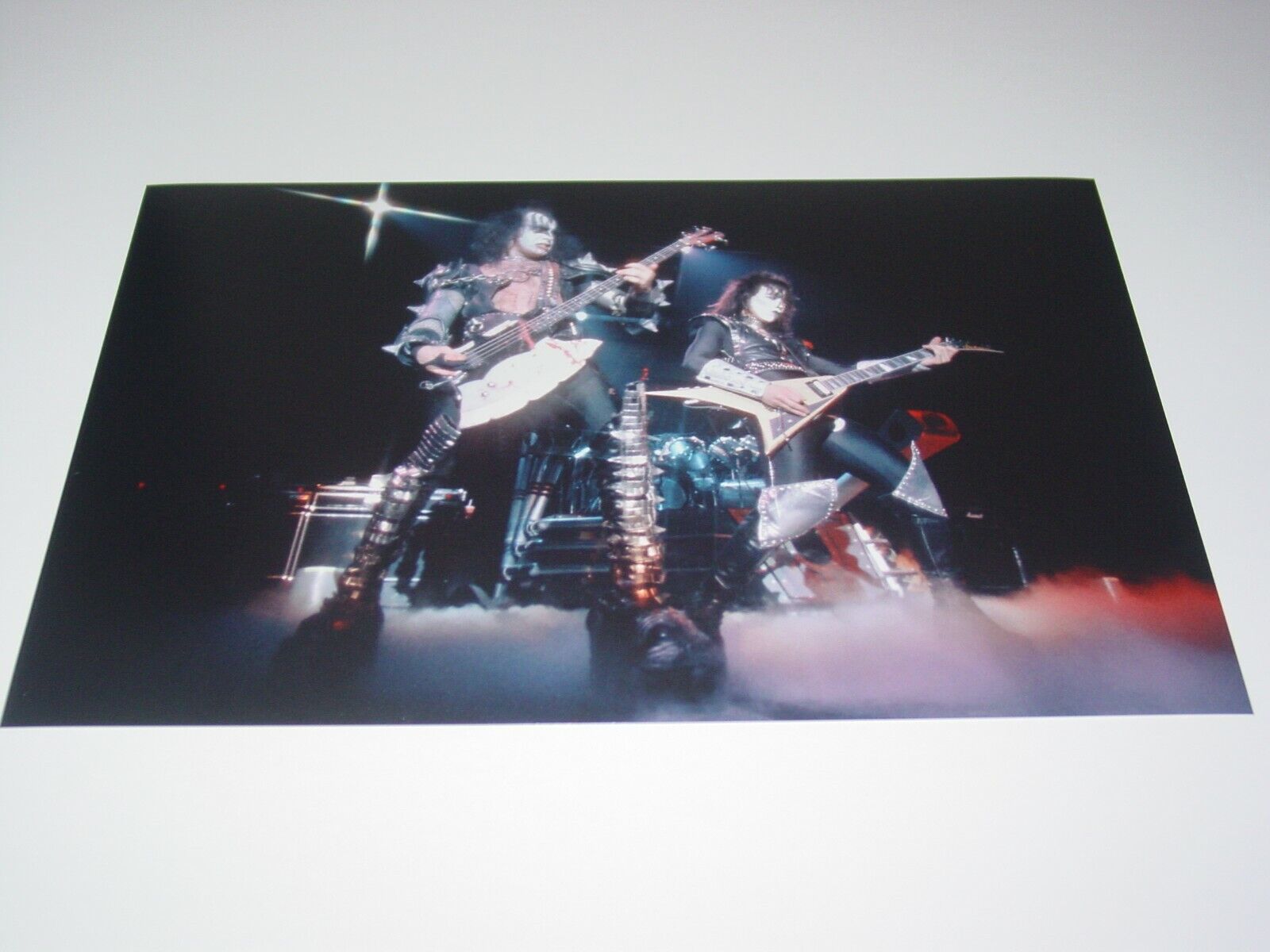 Kiss 8x12 Photo Gene Vinnie Live Concert Creatures  Night Album Tour 1983 #7