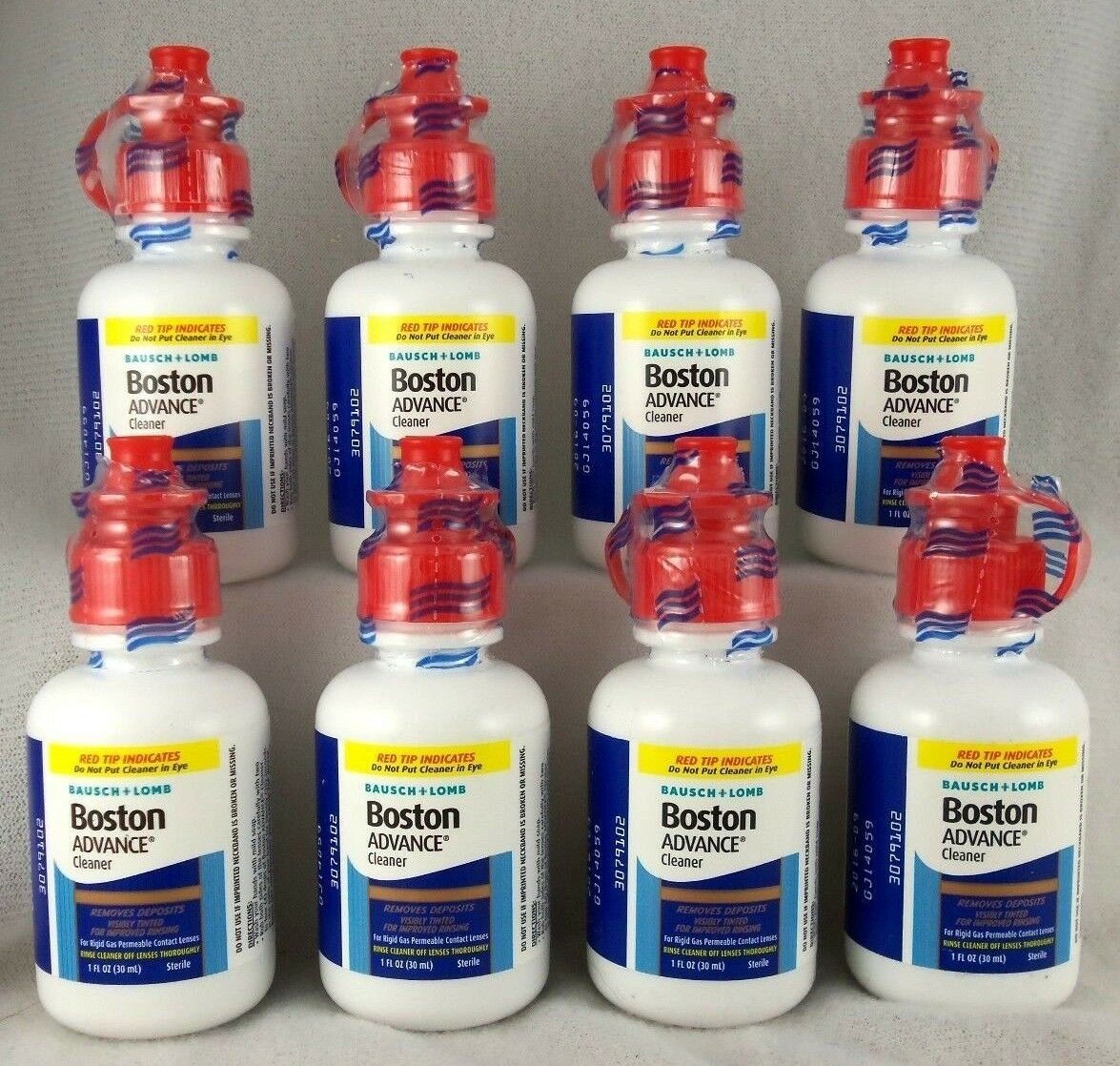 Bausch Lomb Boston Advance Cleaner Dated February 2023 - Eight (30 Ml.) Bottles