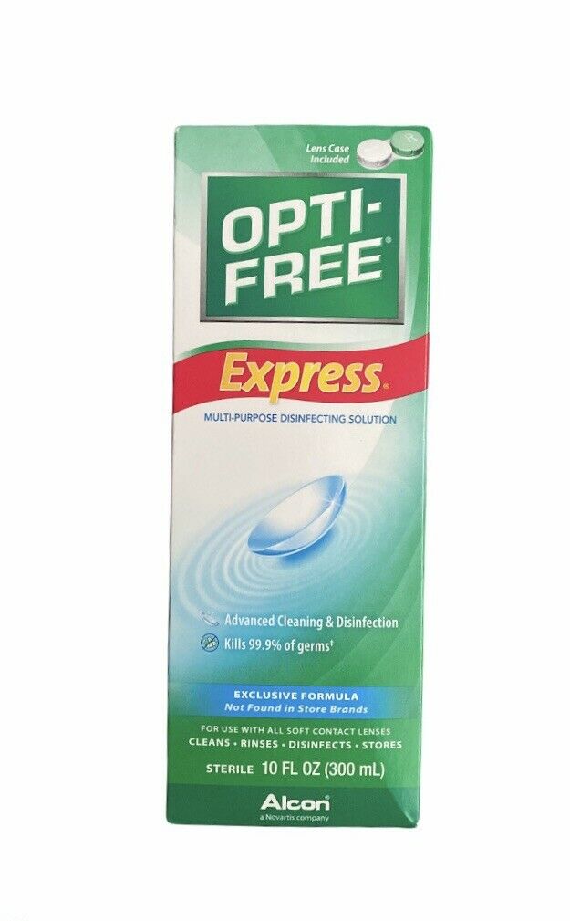 Opti-free Express 10oz Simply Contact Cleaning Disinfecting Solution Exp03/2022