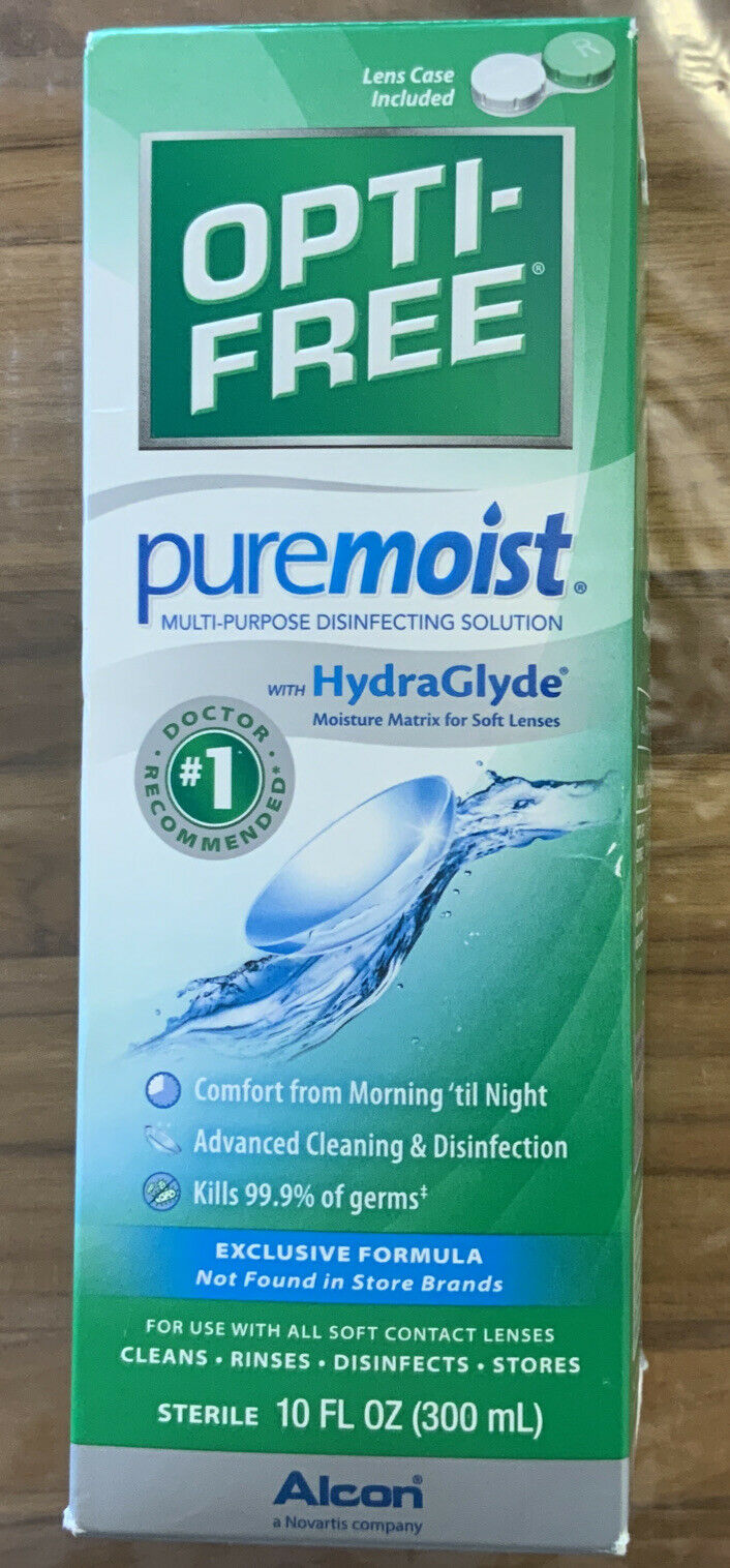Opti-free Puremoist Multi-purpose Disinfecting Solution 10 Fl Oz For Soft Lenses