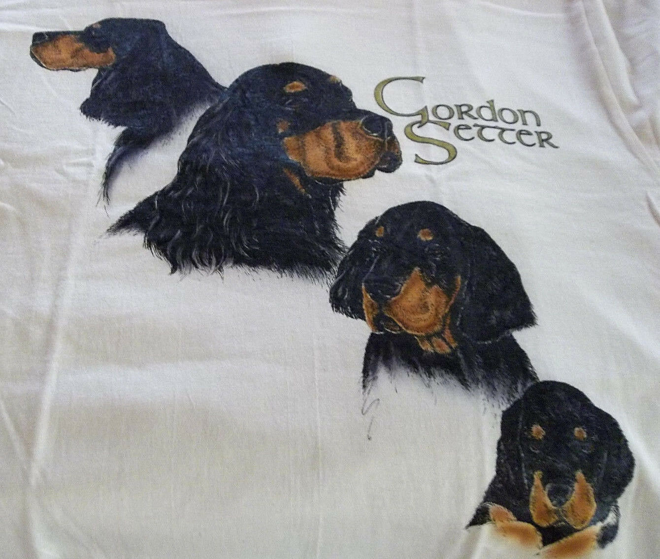 Gordon Setter T-shirt ~ Ash ~ Size Sm ( 34 ~ 36 )