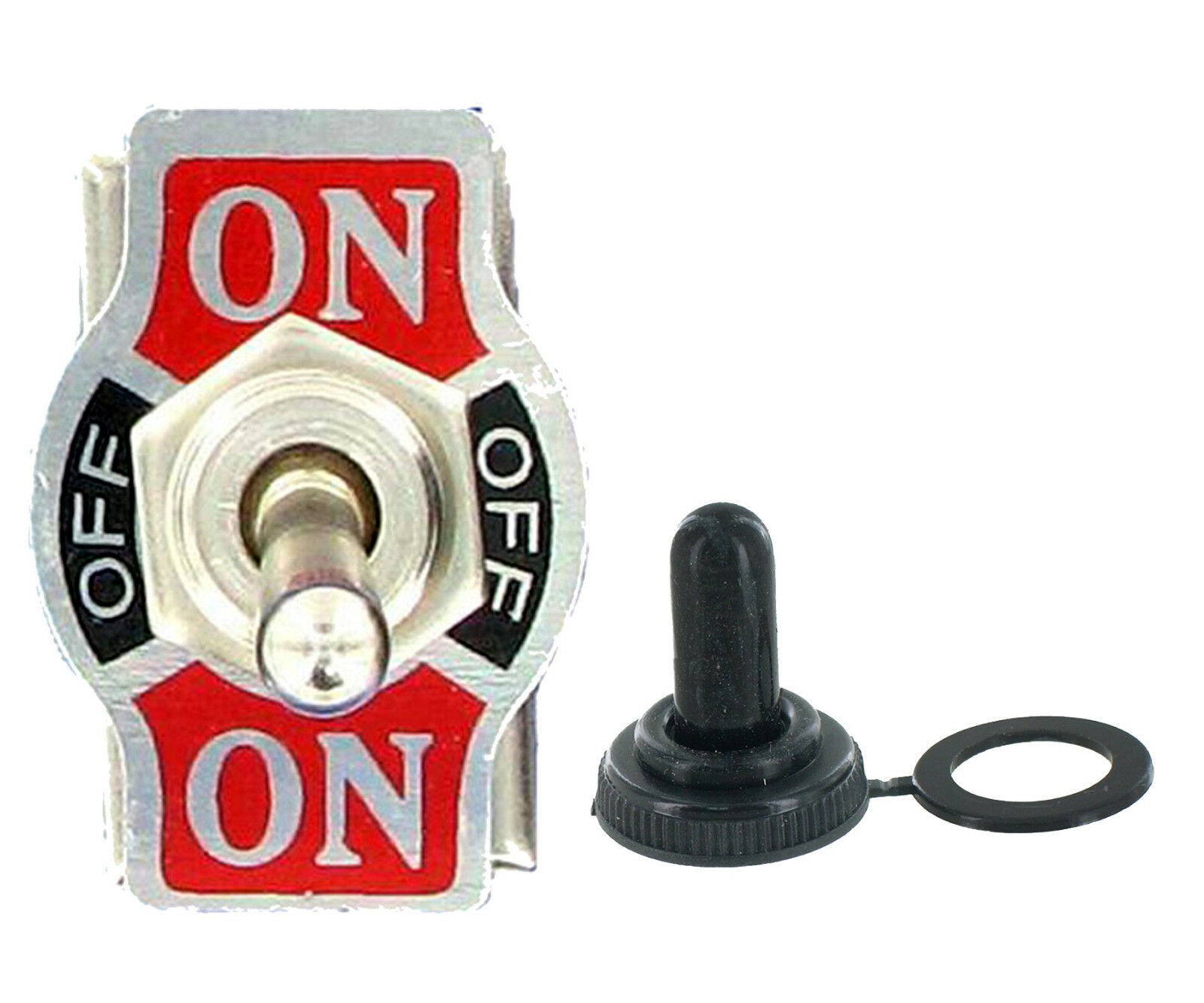 Heavy Duty 20a 125v Dpdt 3 Position 6 Terminal On/off/on Toggle Switch With Boot