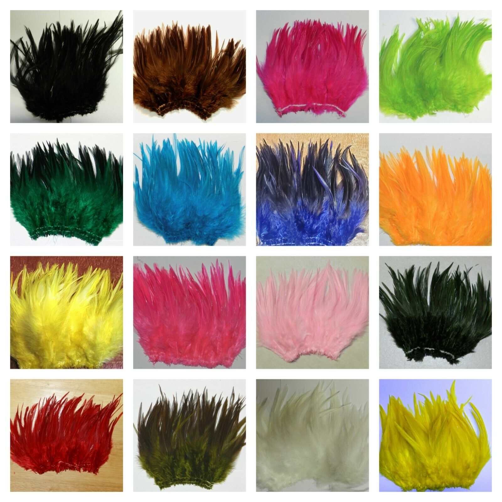 Nimrod's Tackle 1/4 Oz Saddle Hackle Feathers Fly Tying Material 5-7" Pick Color