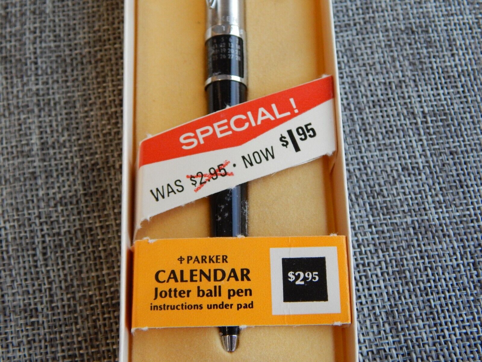 Vintage Parker Penjotter Perpetual Calendar Black #1344