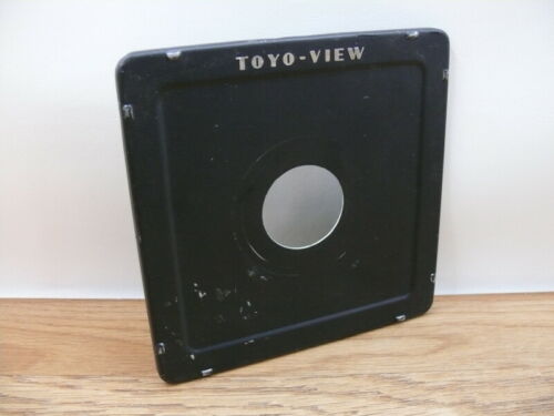 Toyo 159mm X 159mm Lens Board, For 8x10 Toyo, With Copal #1 Lens Hole.   ( B28)