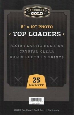 250 8x10 Ultra Cbg Premium Pro Hard Rigid Toploaders Photo Topload Holders - New