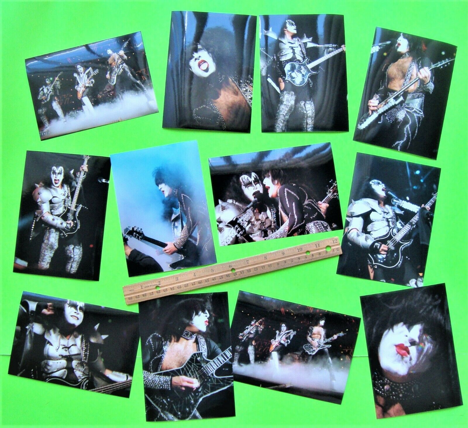 Set Of 12 Kiss In Concert 5" X 7" Promotional Photographs Reunion Tour? Nr-mint