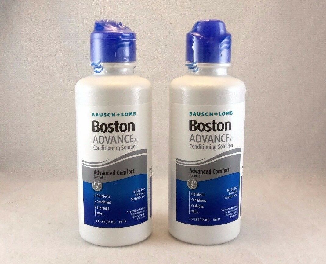 Bausch + Lomb Boston Advance Conditioning Solution ~ 2 Bottles 3.5 Fl Oz Each
