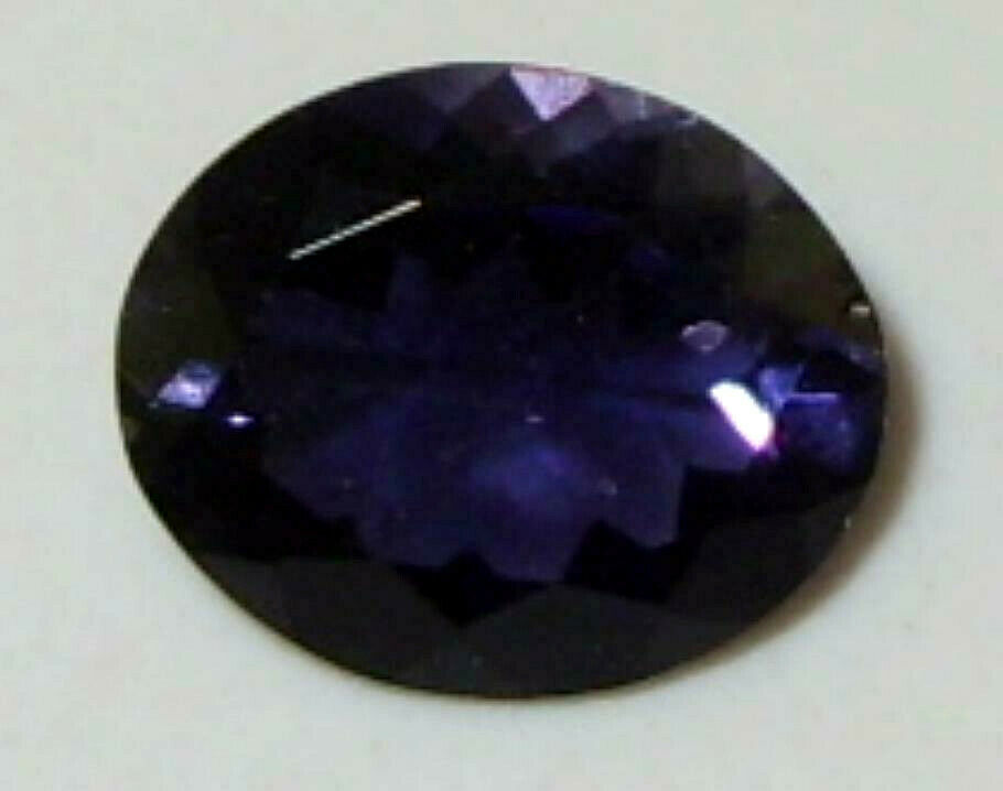 2.65ct Aaa Grade Rich Blue Purple Zambian Iolite Oval Cut 11x9mm Special