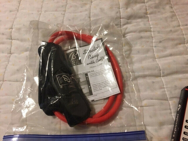 Bally Total Fitness Stretch Ring With Cuffs New In Unopened Package