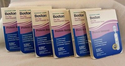 Bausch Lomb Boston Enzymatic Cleaner 24 Single Use Dispensers Exp May 2022