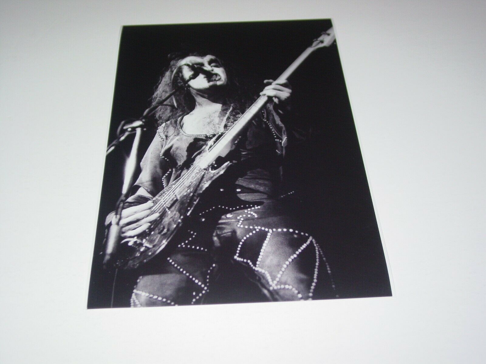 Kiss 8x12 Photo Gene Simmons Live Concert Rare Dressed To Kill Tour May 1975 #23